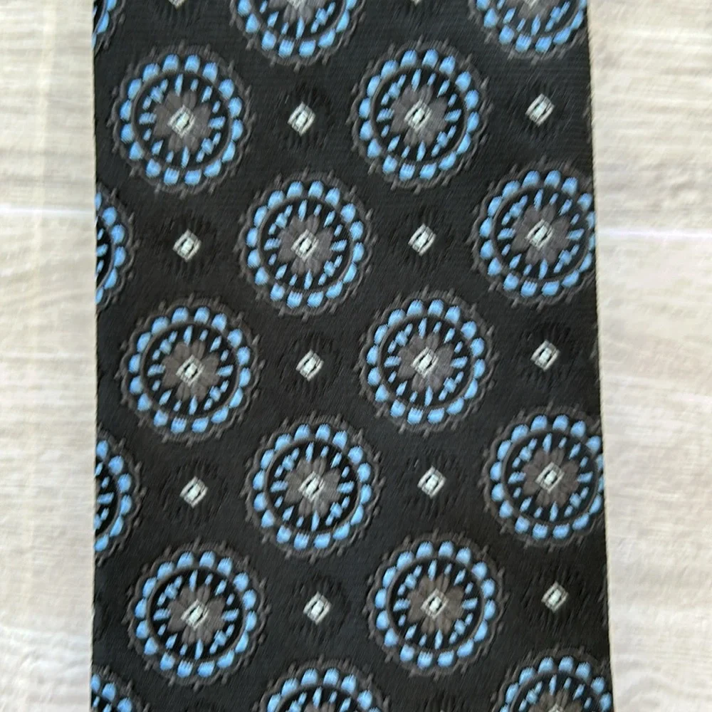 Daniel Cremieux Black and Blue Men's Tie